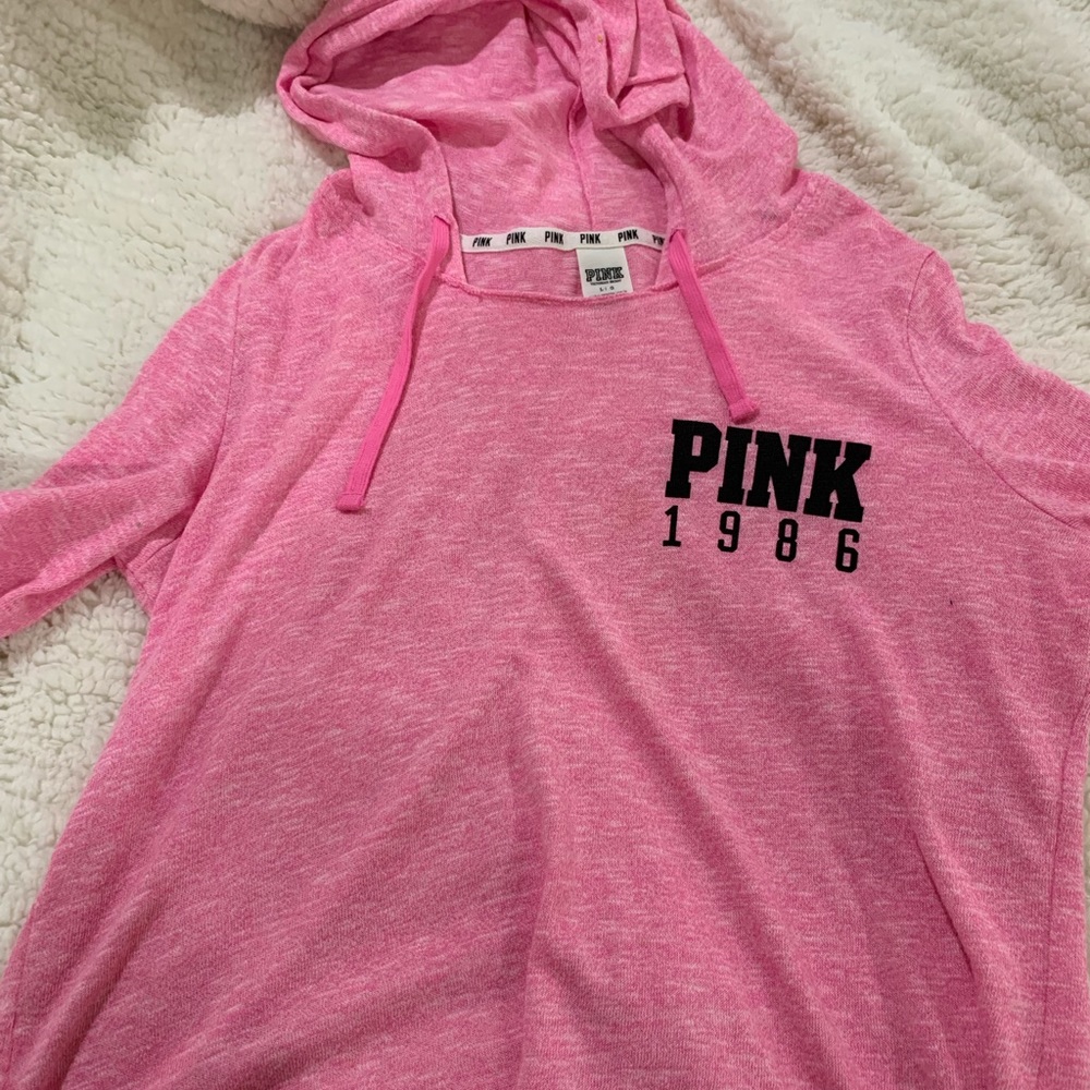 Pink light hoodie